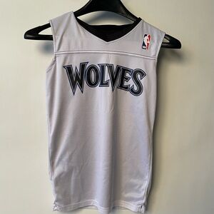 Double sided youth NBA basketball jersey